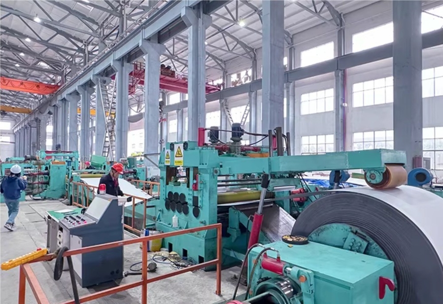 Wuxi TAIDING Stainless Steel Co., Ltd. linea di produzione del fabbricante